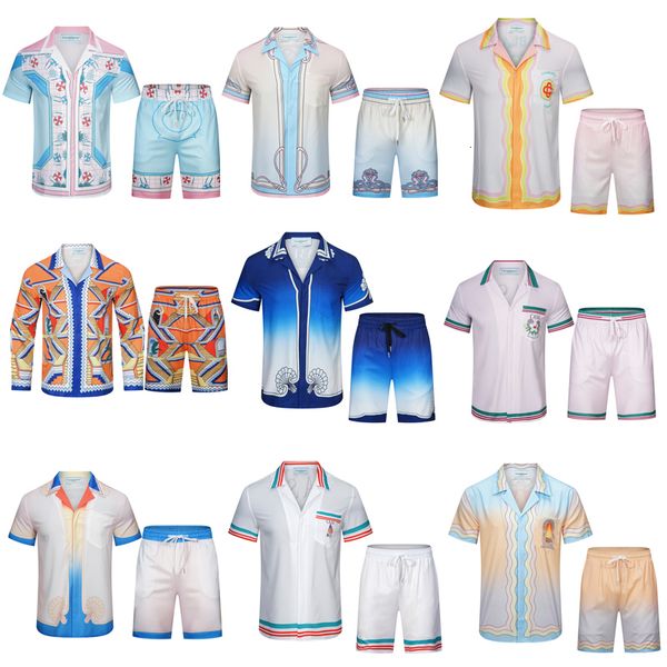 men's tracksuits casablanca fashion summer beach suits for mens women casablanca short-sleeved jacket shorts summer couple's set 2, Gray
men's tracksuits casablanca fashion summer beach suits for mens women casablanca short-sleeved jacket shorts summer couple's set 2, Gray