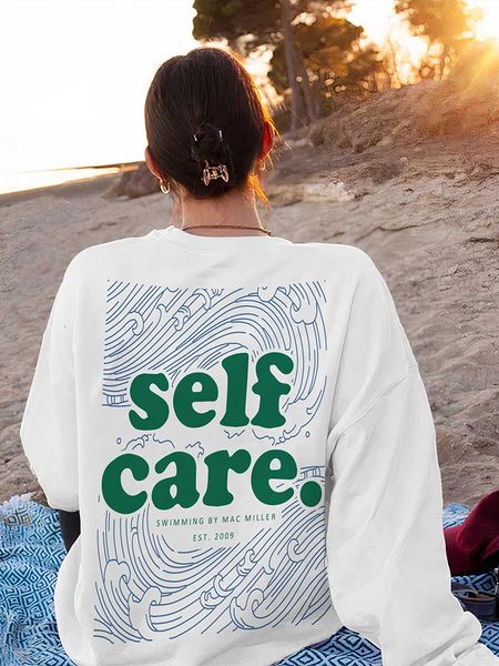men's hoodies sweatshirts self care creativity printed female street hip hop crewneck long sleeves fashion casual clothing soft womens, Black
men's hoodies sweatshirts self care creativity printed female street hip hop crewneck long sleeves fashion casual clothing soft womens, Black