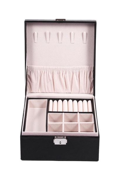 double storage box can put ring necklace earrings jewelry pu storage box glasses watch display8763672, Pink;blue
double storage box can put ring necklace earrings jewelry pu storage box glasses watch display8763672, Pink;blue