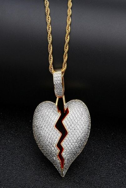 solid broken heart pendant necklace for mens womens fashion personality hip hop necklaces couple jewelry3102901, Silver
solid broken heart pendant necklace for mens womens fashion personality hip hop necklaces couple jewelry3102901, Silver
