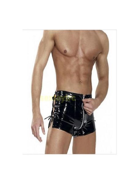 men lingerie wild male pvc boxer male latex shorts faux leather brief zipper lace up clubwear dancewear costume new design9483922, Red;black
men lingerie wild male pvc boxer male latex shorts faux leather brief zipper lace up clubwear dancewear costume new design9483922, Red;black