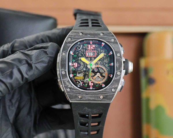 designer men wrist watches superb rm62-01 watch uabb fully automatic mechanical movement sapphire mirror ntpt carbon fiber case with natural, Slivery;brown
designer men wrist watches superb rm62-01 watch uabb fully automatic mechanical movement sapphire mirror ntpt carbon fiber case with natural, Slivery;brown