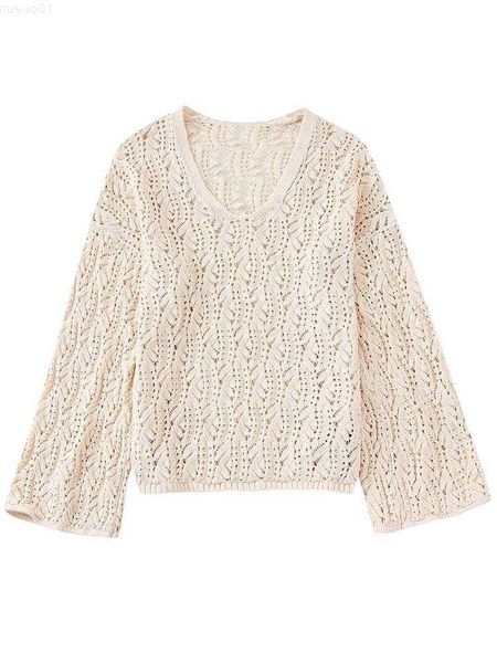 women's sweaters traf women mesh knitted sweater 2023 new fashion cut out sweater for women long sleeve pullover causal woman sweaters, White;black
women's sweaters traf women mesh knitted sweater 2023 new fashion cut out sweater for women long sleeve pullover causal woman sweaters, White;black