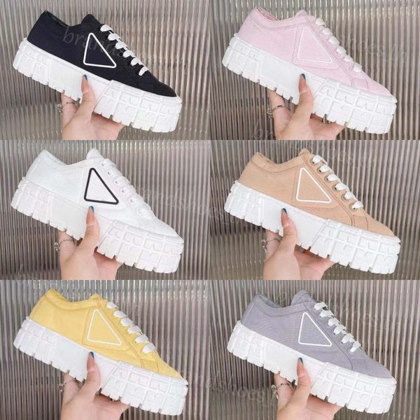 designer shoes women sneakers double wheel canvas trainers gabardine platform shoes flat rubber sneaker chunky leather trainer nylon lace up, Black
designer shoes women sneakers double wheel canvas trainers gabardine platform shoes flat rubber sneaker chunky leather trainer nylon lace up, Black