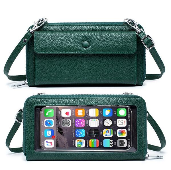 genuine leather small cell phone bag women's bag fashion crossbody bag hasp shoulder strap for handbag luxury card holder
genuine leather small cell phone bag women's bag fashion crossbody bag hasp shoulder strap for handbag luxury card holder