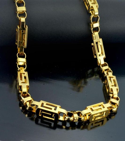 60cm 8mm cool stainless steel men039s gold tone byzantine necklace chain n2924275049, Silver
60cm 8mm cool stainless steel men039s gold tone byzantine necklace chain n2924275049, Silver