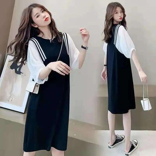 item title large size t shirt skirt womens summer loose belly covering fat mm contrasting color dress tibetan meat, Black;gray
item title large size t shirt skirt womens summer loose belly covering fat mm contrasting color dress tibetan meat, Black;gray