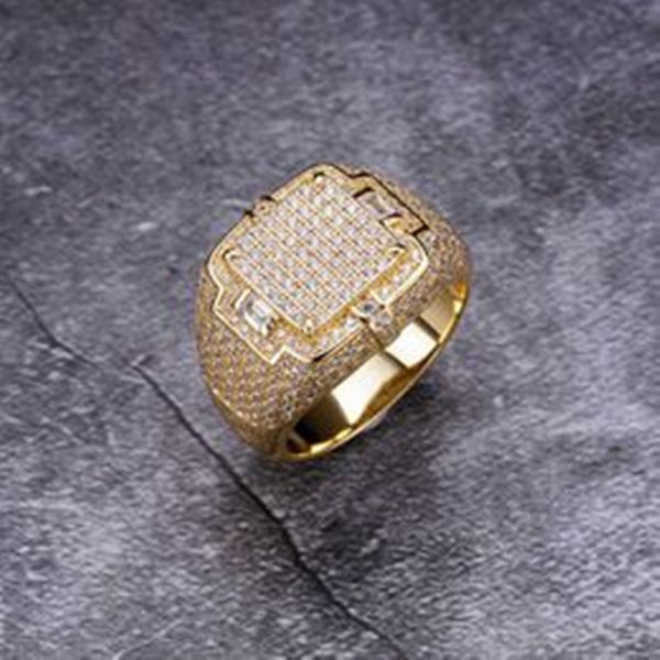 band rings new s925 silver electroplated gold plated micro set zircon ring hiphop men's full diamond ring
band rings new s925 silver electroplated gold plated micro set zircon ring hiphop men's full diamond ring