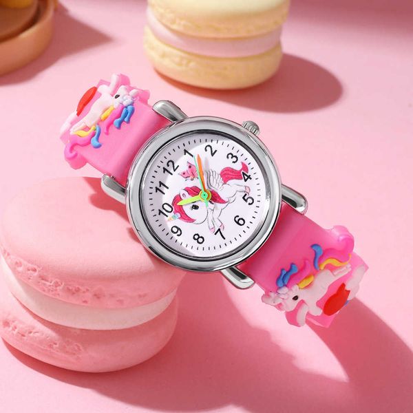 casual cute kids watch kawaii cartoon 3d unicorn pink silicone girl arabic numerals quartz wristwatch children's relojes bracelet zjkl, Slivery;golden
casual cute kids watch kawaii cartoon 3d unicorn pink silicone girl arabic numerals quartz wristwatch children's relojes bracelet zjkl, Slivery;golden