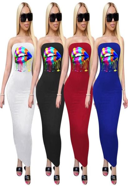 women long dresses rainbow lips print summer fashion vest sleeveless dress lip off shoulder skirt ladies bodycon dresses stoc6532255, White
women long dresses rainbow lips print summer fashion vest sleeveless dress lip off shoulder skirt ladies bodycon dresses stoc6532255, White