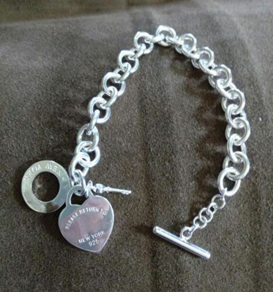 charm bracelets classic style original logo brand s925 silvers women bracelet toggle heart key tag pulseira fine jewelry gift9600323, Golden;silver
charm bracelets classic style original logo brand s925 silvers women bracelet toggle heart key tag pulseira fine jewelry gift9600323, Golden;silver