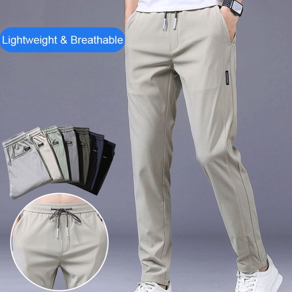 men s pants men fast dry stretch ice silk trousers solid color mid waist loose breathable straight leg casu 230718, Black
men s pants men fast dry stretch ice silk trousers solid color mid waist loose breathable straight leg casu 230718, Black
