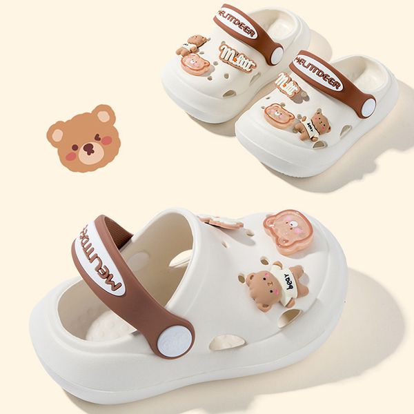 slipper summer cute cartoon bear bow girls baby slippers eva soft sole outdoor beach kids fashion boys children sandals 230718, Black;grey
slipper summer cute cartoon bear bow girls baby slippers eva soft sole outdoor beach kids fashion boys children sandals 230718, Black;grey