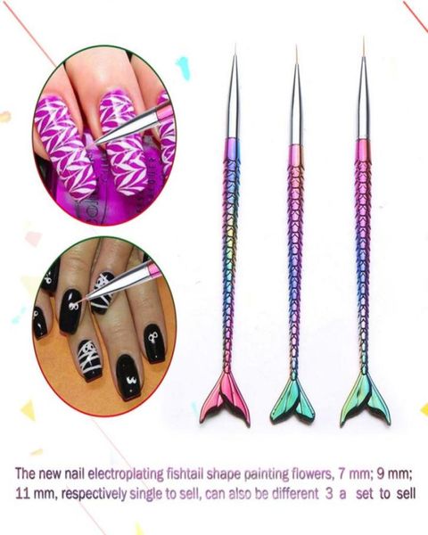 3 pcsset mermaid nail art dotting pen fish design stainless steel nail art painting pen6341676, Silver
3 pcsset mermaid nail art dotting pen fish design stainless steel nail art painting pen6341676, Silver