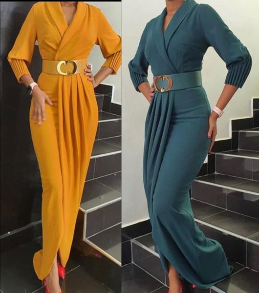 luxury women milan runway dresses long sleeve v neck with gold belt female slim ankle length ruffles party dress african wome9621933, Black
luxury women milan runway dresses long sleeve v neck with gold belt female slim ankle length ruffles party dress african wome9621933, Black