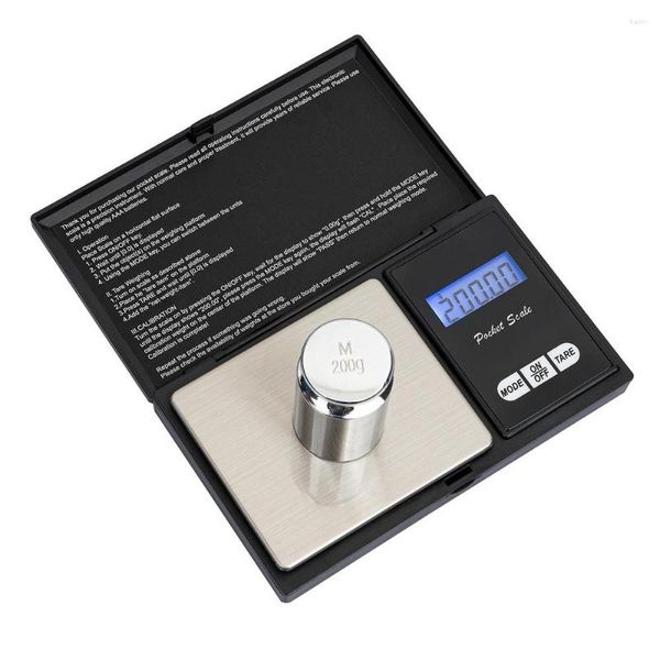 Image of Jewelry Mini Stainless Steel Electronic Scale Digital Pocket Gold Gram Balance Weight Portable