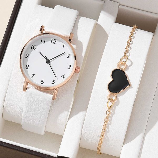 qmgj 2pcs set new watch women fashion casual leather belt watches simple ladies round dial quartz wristwatches dress clock xbxm bmaz td4q, Slivery;golden
qmgj 2pcs set new watch women fashion casual leather belt watches simple ladies round dial quartz wristwatches dress clock xbxm bmaz td4q, Slivery;golden