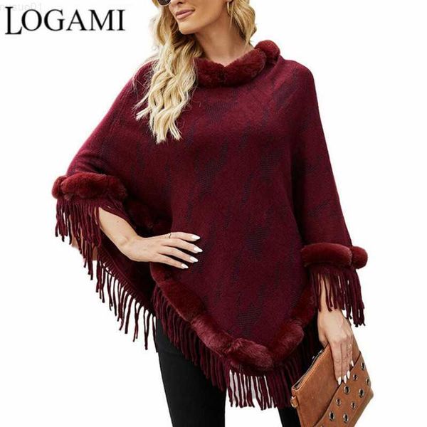 women's sweaters logami women's shl cloak sweater fur collar tassel coat oversized pullover l230718, White;black
women's sweaters logami women's shl cloak sweater fur collar tassel coat oversized pullover l230718, White;black