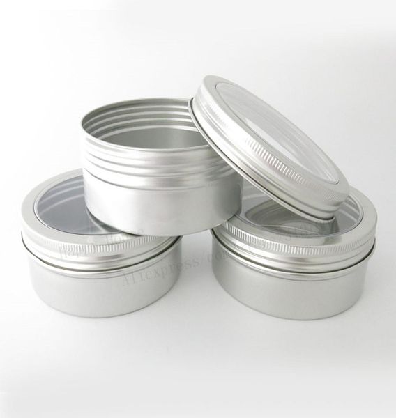 30 x 200g aluminum jar container with window 200g metal display tin for cream sugar storage display jewelry glitters use1403413
30 x 200g aluminum jar container with window 200g metal display tin for cream sugar storage display jewelry glitters use1403413