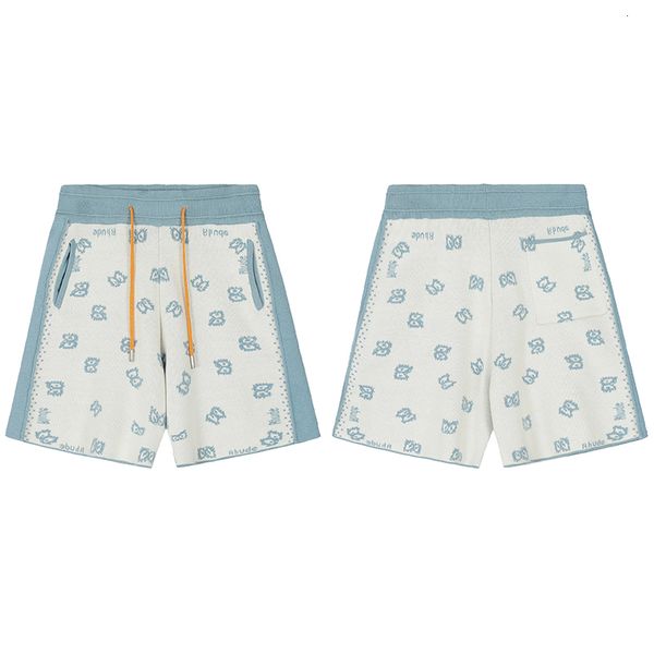 men's shorts white blue rhude men women vintage plaid jacquard drawstring woolen 230717, White;black
men's shorts white blue rhude men women vintage plaid jacquard drawstring woolen 230717, White;black