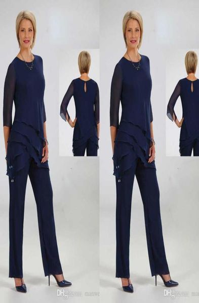 2020 ursula mother of the bride pant suits chiffon dark navy ruffles wedding guest dress plus size women formal outfit3463250, Black;red
2020 ursula mother of the bride pant suits chiffon dark navy ruffles wedding guest dress plus size women formal outfit3463250, Black;red