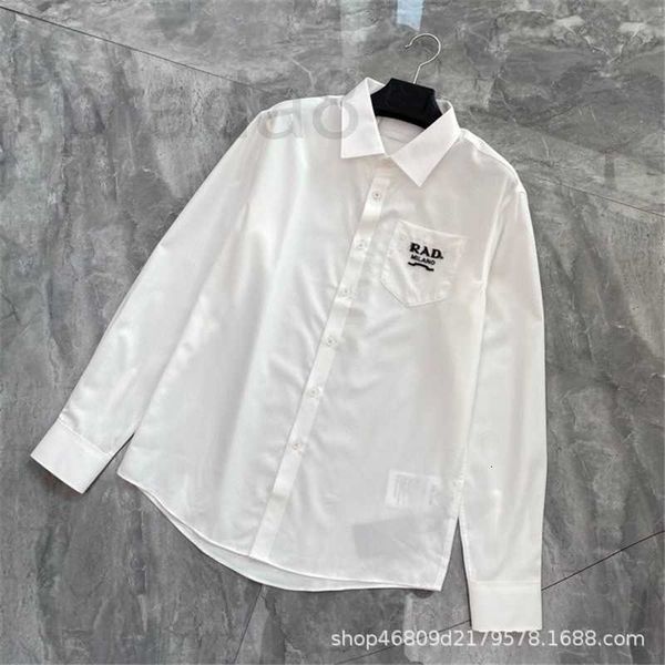 men's casual shirts designer summer new triangle long sleeve shirt and women's toothbrush embroidered pocket sunscreen coat i7is, White;black
men's casual shirts designer summer new triangle long sleeve shirt and women's toothbrush embroidered pocket sunscreen coat i7is, White;black
