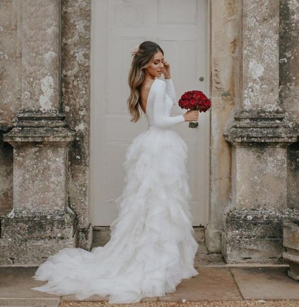 2021 bohemian wedding dresses jewel long sleeves lace tiers bridal gowns custom made sweep train plus size aline wedding dress9882598, White
2021 bohemian wedding dresses jewel long sleeves lace tiers bridal gowns custom made sweep train plus size aline wedding dress9882598, White