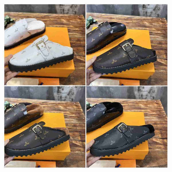 cosy comfort clog sandals designer women men flat fur leather mules slippers fashion winter warm plush slides size 35-45
cosy comfort clog sandals designer women men flat fur leather mules slippers fashion winter warm plush slides size 35-45
