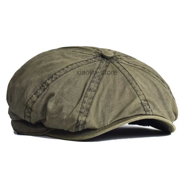 newsboy hats washed cotton newsboy cap peaky octagonal hat vintage casual cap solid berets visor gatsby flat ivy hat hkd230718, Blue;gray
newsboy hats washed cotton newsboy cap peaky octagonal hat vintage casual cap solid berets visor gatsby flat ivy hat hkd230718, Blue;gray