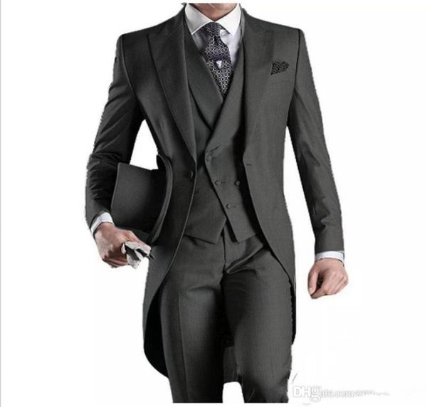 wangyandress tailcoat men suits jacketpantsvest gray one button three pieces wedding suits for men custom mens vest 6198829, Black;gray
wangyandress tailcoat men suits jacketpantsvest gray one button three pieces wedding suits for men custom mens vest 6198829, Black;gray