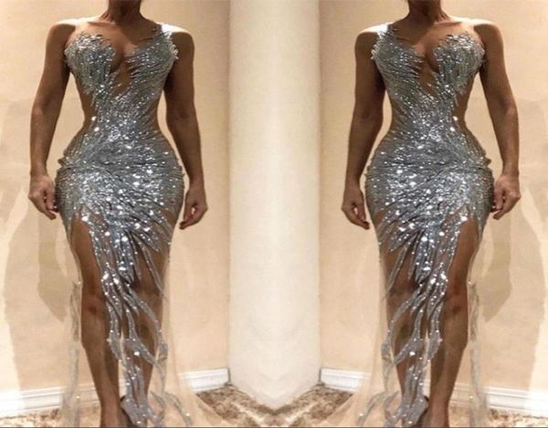 gorgeous silver mermaid prom dresses 2019 see through tulle bodice split long women occasion evening gowns7423134, Black
gorgeous silver mermaid prom dresses 2019 see through tulle bodice split long women occasion evening gowns7423134, Black