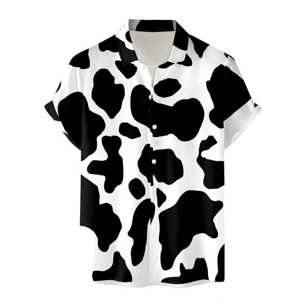 men's polos milk cow print beach aloha shirts men summer loose fit short sleeve hawaiian floral shirt holiday vacation clothing chemise, White;black
men's polos milk cow print beach aloha shirts men summer loose fit short sleeve hawaiian floral shirt holiday vacation clothing chemise, White;black