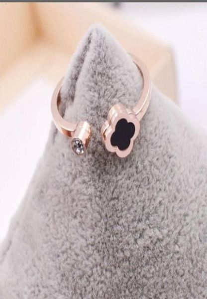 open fourleaf clover with diamond ring women039s fashion simple fourleaf clover ring titanium steel women039s diamond ring6012736, Golden;silver
open fourleaf clover with diamond ring women039s fashion simple fourleaf clover ring titanium steel women039s diamond ring6012736, Golden;silver