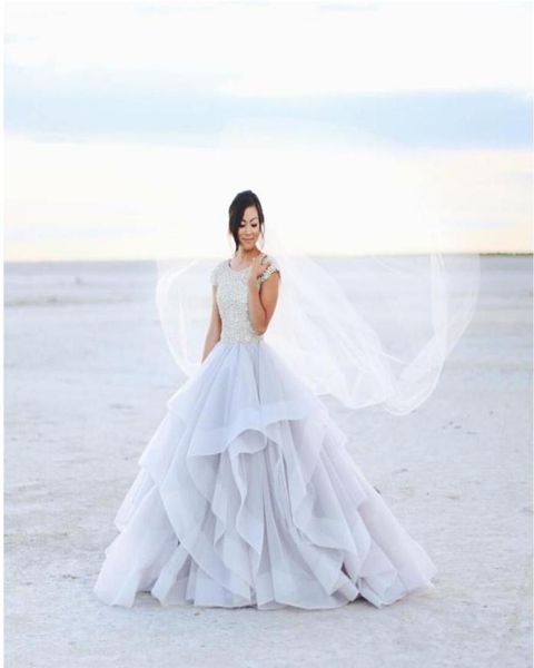 new ball gown modest wedding dresses with cap sleeves beaded bodice ruffles skirt country formal bridal gowns non white custom4879588
new ball gown modest wedding dresses with cap sleeves beaded bodice ruffles skirt country formal bridal gowns non white custom4879588