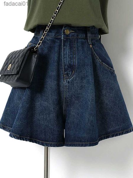 s4xl denim shorts for women 2023 summer dark blue wide leg high waist loose jeans shorts femal solid allmatch half pants l230621, White;black
s4xl denim shorts for women 2023 summer dark blue wide leg high waist loose jeans shorts femal solid allmatch half pants l230621, White;black