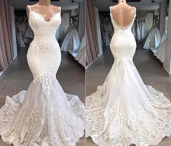 2022 africa style mermaid spaghetti strips wedding gowns slim lace appliques court train plunging back bridal dresses garden forma4213065, White
2022 africa style mermaid spaghetti strips wedding gowns slim lace appliques court train plunging back bridal dresses garden forma4213065, White