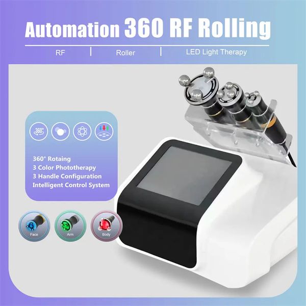 360 rolling equipment 3 colors skin elasticity restoration cellulite loss radio frequency automatic slim body beauty machine
360 rolling equipment 3 colors skin elasticity restoration cellulite loss radio frequency automatic slim body beauty machine