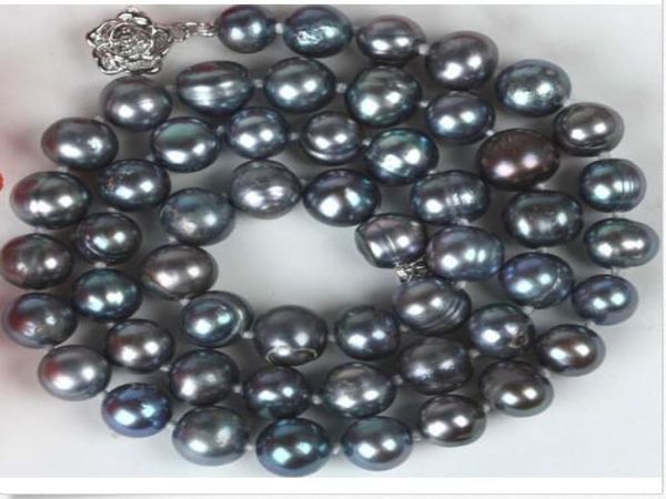 new fine huge pearls jewelry whole 910mm black pearl necklace 19inches 925silver7176671
new fine huge pearls jewelry whole 910mm black pearl necklace 19inches 925silver7176671