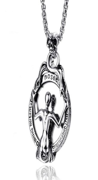 pendant necklaces stainless steel vintage mirror devil skull punk rock necklace jewelry gift for him with chain4718419, Silver
pendant necklaces stainless steel vintage mirror devil skull punk rock necklace jewelry gift for him with chain4718419, Silver
