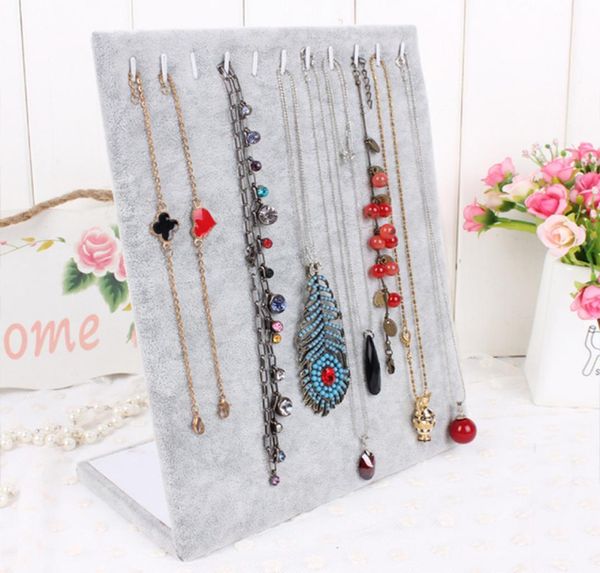 l shaped necklace stand jewelry pendants display jewelry organizer shelf pendant holder jewelry decoration showcase2541853, Black
l shaped necklace stand jewelry pendants display jewelry organizer shelf pendant holder jewelry decoration showcase2541853, Black