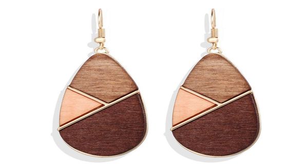 new geometric wood stitching earrings for women girl creative vintage brown dangle earrings gift jewelry factory direct s3079795, Silver
new geometric wood stitching earrings for women girl creative vintage brown dangle earrings gift jewelry factory direct s3079795, Silver