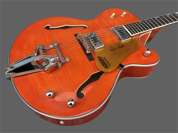 double f hole hollow body jazz electric guitar oem, flame maple big vibrato system, thick body guitar
double f hole hollow body jazz electric guitar oem, flame maple big vibrato system, thick body guitar