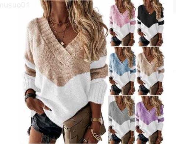 women's sweaters women's knitted sweater 2022 autumn winter korean v-neck stitching contrast color long-sleeved vintage warm ladie, White;black
women's sweaters women's knitted sweater 2022 autumn winter korean v-neck stitching contrast color long-sleeved vintage warm ladie, White;black