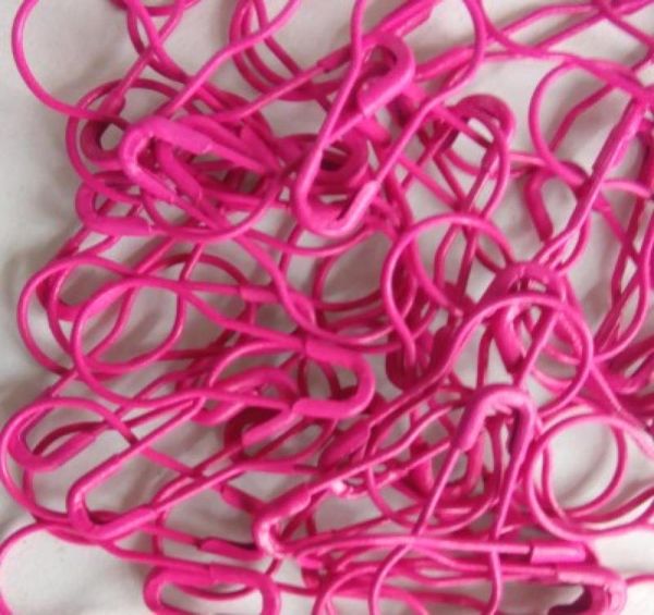 1000 pcs rose red color coilless bulb pear shape safety pin for diy craft hang tags4011648, Silver
1000 pcs rose red color coilless bulb pear shape safety pin for diy craft hang tags4011648, Silver