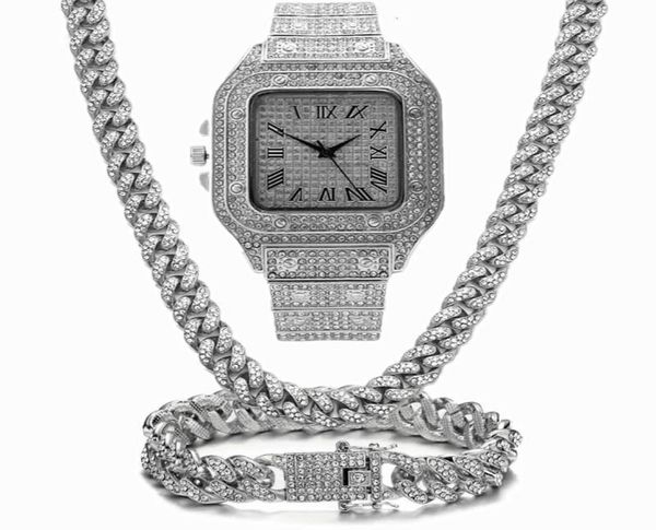 chain chains iced bling out miami cuban link rhinestone watch necklaces bracelet women men jewelry set hip hop choker8398649, Silver
chain chains iced bling out miami cuban link rhinestone watch necklaces bracelet women men jewelry set hip hop choker8398649, Silver