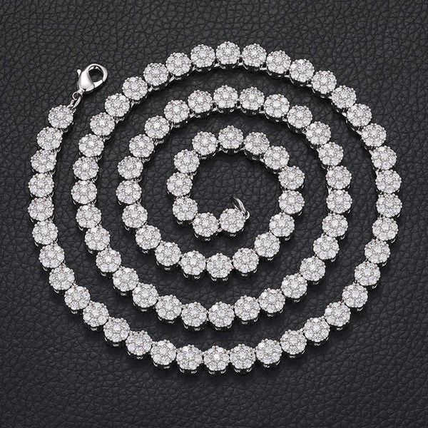 new high-quality necklace 8mm plum blossom chain hip-hop trend street necklace accessories, Silver
new high-quality necklace 8mm plum blossom chain hip-hop trend street necklace accessories, Silver