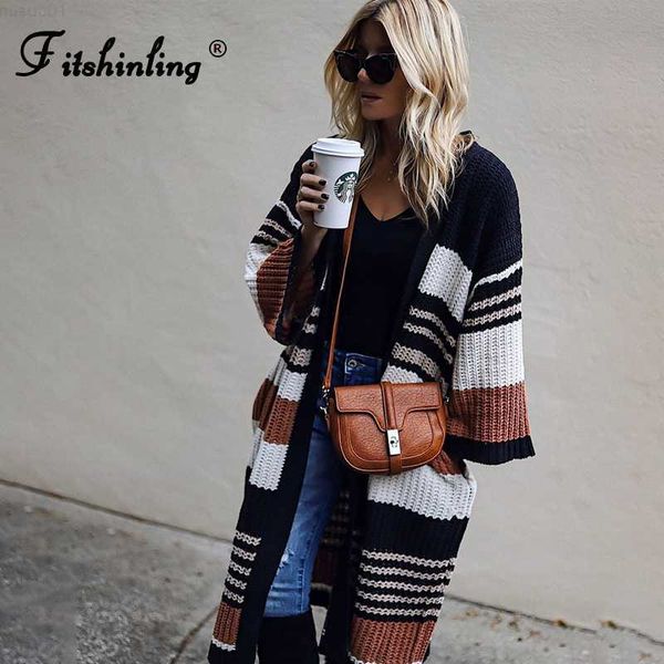women's sweaters fitshinling bohemian striped flare sleeve cardigan for women vintage winter coat knitwear holiday slim long cardigans, White;black
women's sweaters fitshinling bohemian striped flare sleeve cardigan for women vintage winter coat knitwear holiday slim long cardigans, White;black