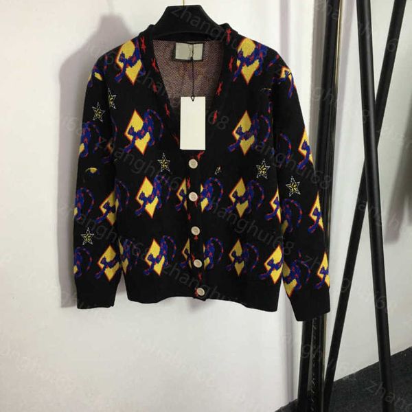 23ss womens knits womens designer clothing diamond plaid cat pattern single breasted v-neck long sleeve wool knit cardigan coat womens cloth, White
23ss womens knits womens designer clothing diamond plaid cat pattern single breasted v-neck long sleeve wool knit cardigan coat womens cloth, White