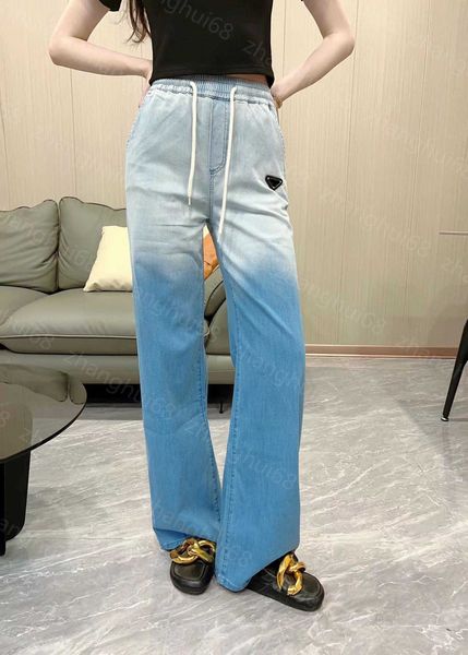 23ss womens pants denim jeans designer women jeans new fashion gradient elastic waist drawstring jeans womens clothing, Blue
23ss womens pants denim jeans designer women jeans new fashion gradient elastic waist drawstring jeans womens clothing, Blue
