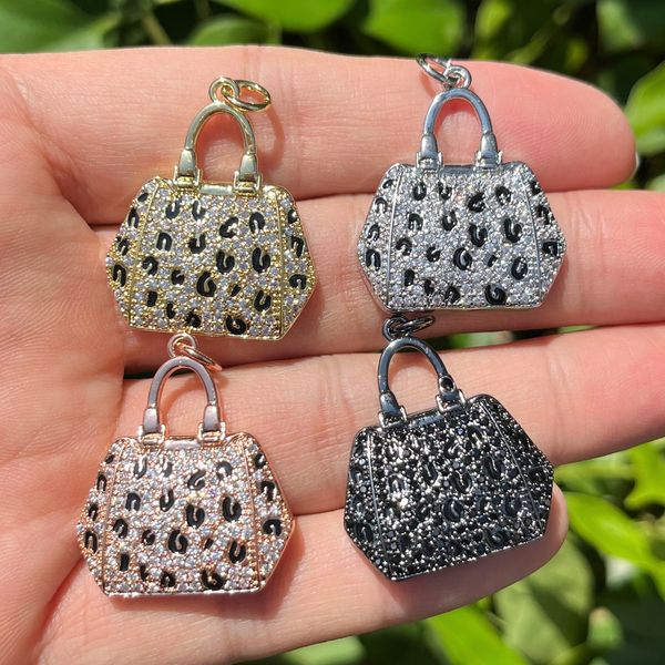 pendant necklaces 5pcs sparkle bling zirconia pave handbag charm for custom handmade woman jewelry finding accessory bracelet necklace 23071, Silver
pendant necklaces 5pcs sparkle bling zirconia pave handbag charm for custom handmade woman jewelry finding accessory bracelet necklace 23071, Silver